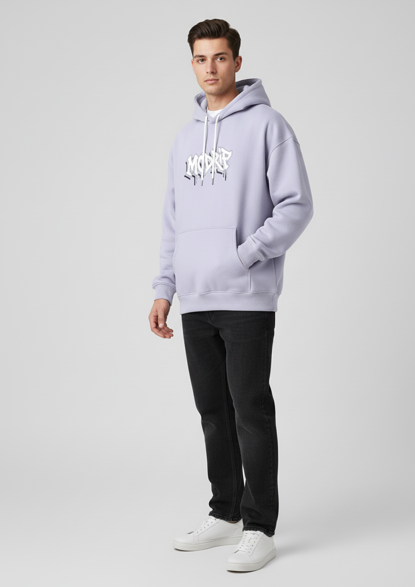 MODRIP's Axiom Lavender Oversized Unisex Hoodie