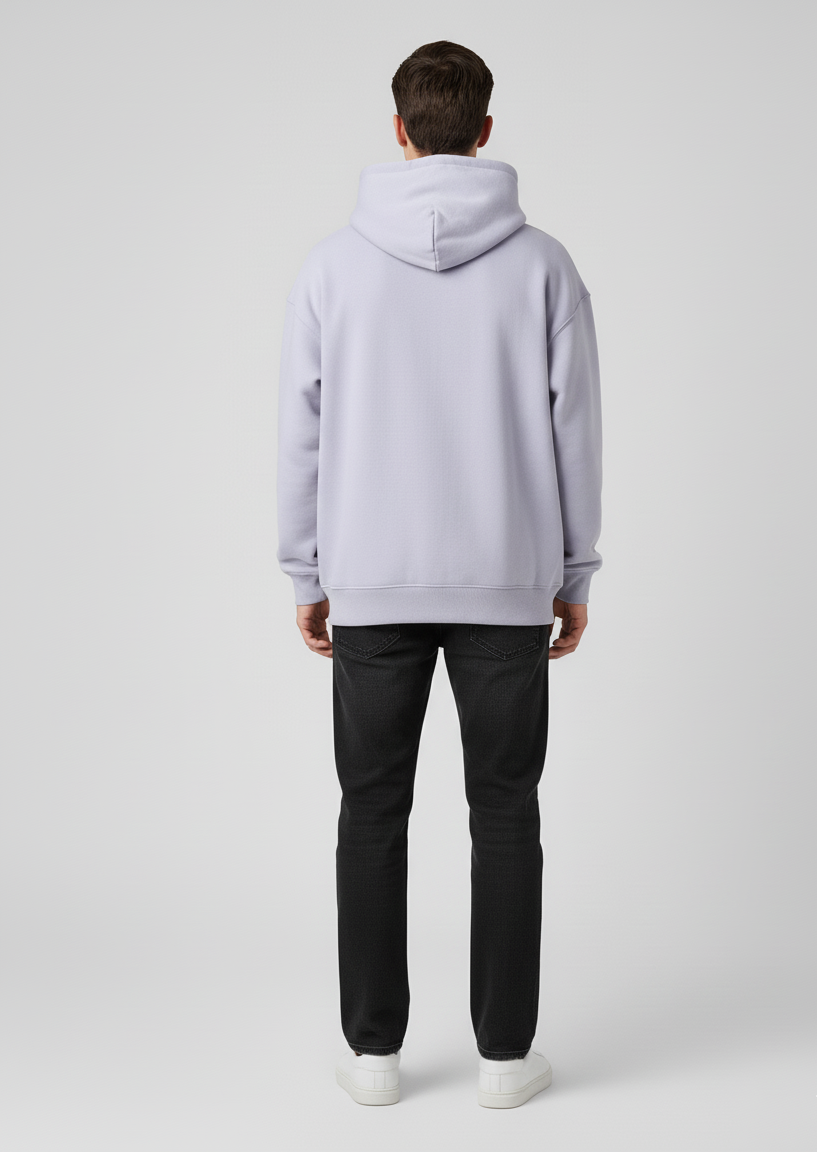 MODRIP's Axiom Lavender Oversized Unisex Hoodie