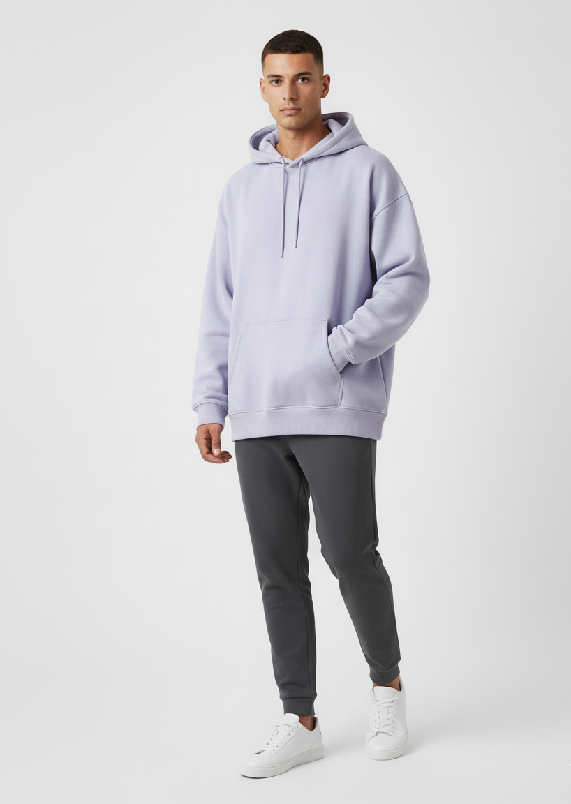 MODRIP's Lavender Oversized Unisex Hoodie
