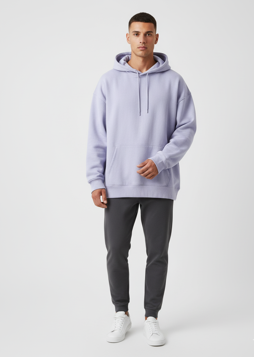 MODRIP's Lavender Oversized Unisex Hoodie